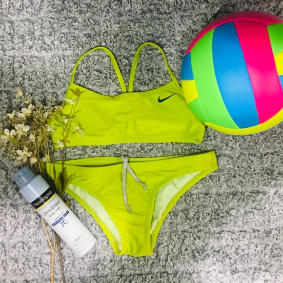 Nike Women's Solid Sport Bikini Swimsuit Set 👙✔️ - Picture 2 of 6